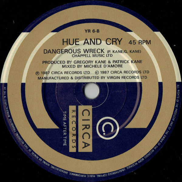 Hue & Cry : Strength To Strength (7", Single)