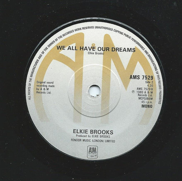 Elkie Brooks : Why Don't You Say It (7", Single, Mono)