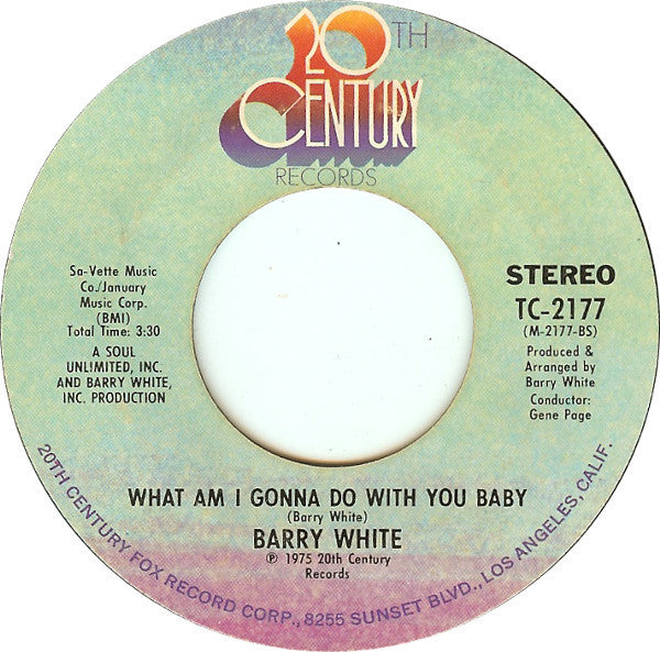 Barry White : What Am I Gonna Do With You (7", Single, Styrene, Pit)