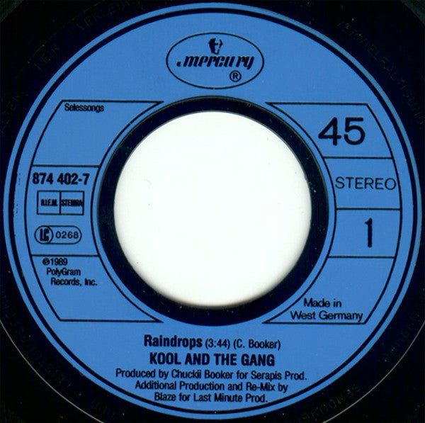 Kool & The Gang : Raindrops (7", Single)