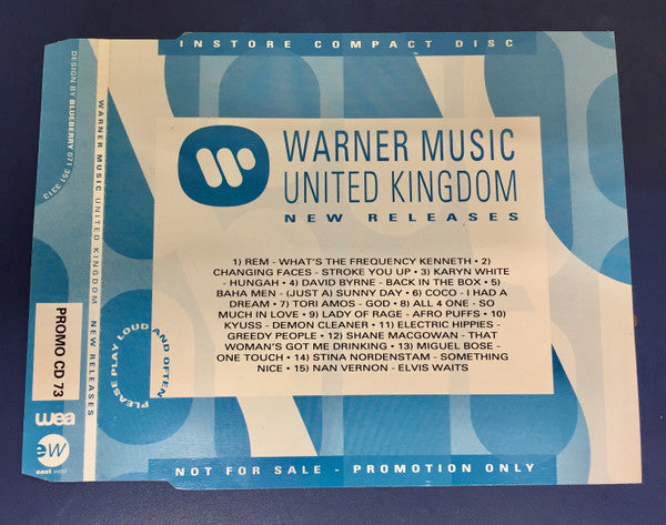 Various : Warner Music United Kingdom New Releases  (CD, Promo)
