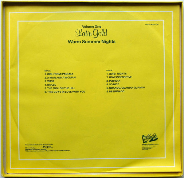 Unknown Artist : Latin Gold  (4xLP, Comp + Box)