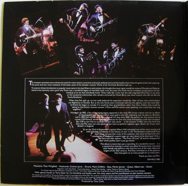 Everly Brothers : Reunion Concert (2xLP, Album)