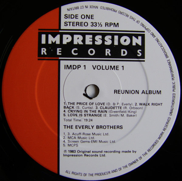 Everly Brothers : Reunion Concert (2xLP, Album)