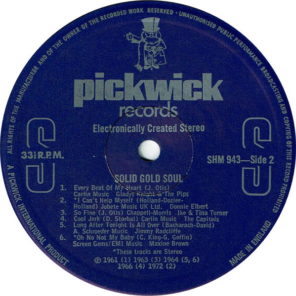 Various : Solid Gold Soul (LP, Comp)