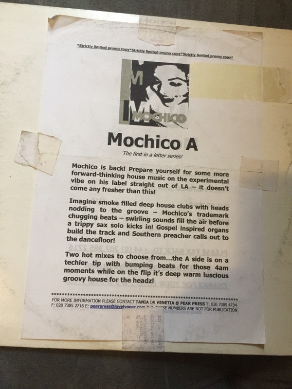 Mochico : Mochico A (12", Promo, W/Lbl)
