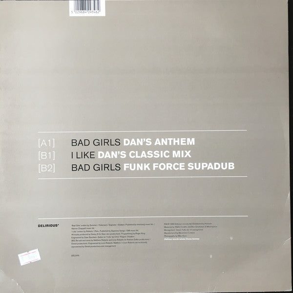 Juliet Roberts : Bad Girls / I Like (12")