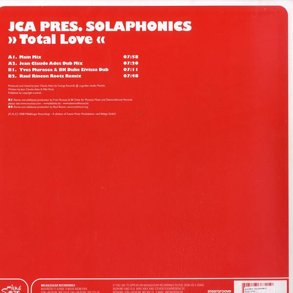 Jean-Claude Ades Pres. Solaphonics : Total Love (12")