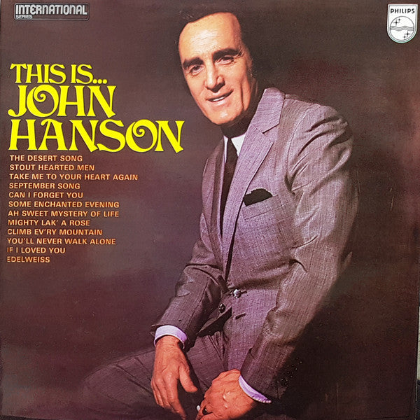 John Hanson (3) : This Is...  (LP, Album)
