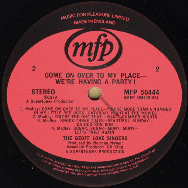 Geoff Love, His Orchestra & Singers : We're Having A Party (LP)