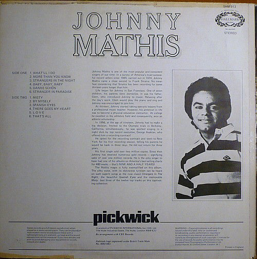 Johnny Mathis : Misty (LP, Comp)