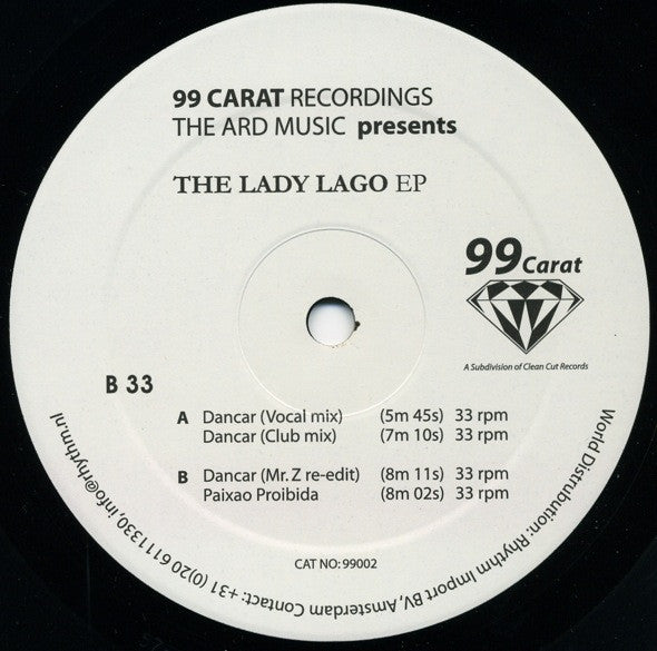 Lady Lago : The Lady Lago EP - Dancar / Paixao Proibiba (Original Mixes) (12", EP)