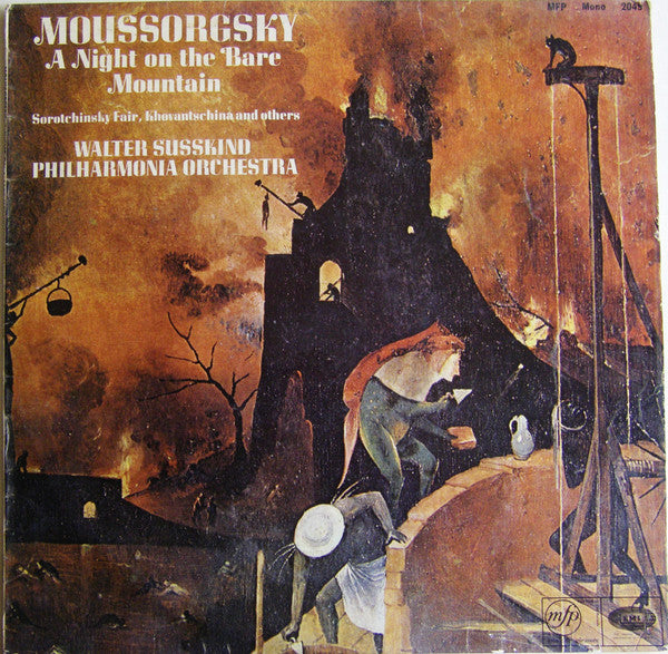 Modest Mussorgsky - Walter Susskind, Philharmonia Orchestra : A Night On The Bare Mountain (LP, Mono)