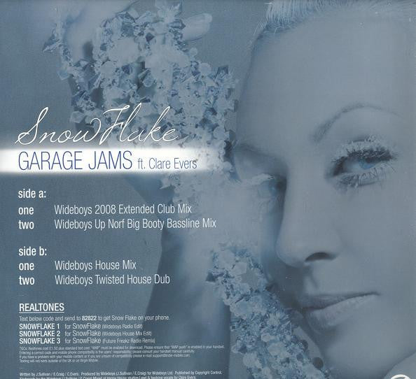 Garage Jams Ft. Clare Evers : Snow Flake (12")