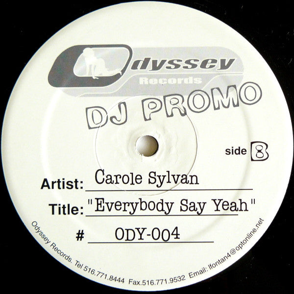 Carole Sylvan : Everybody Say Yeah (12", Promo)