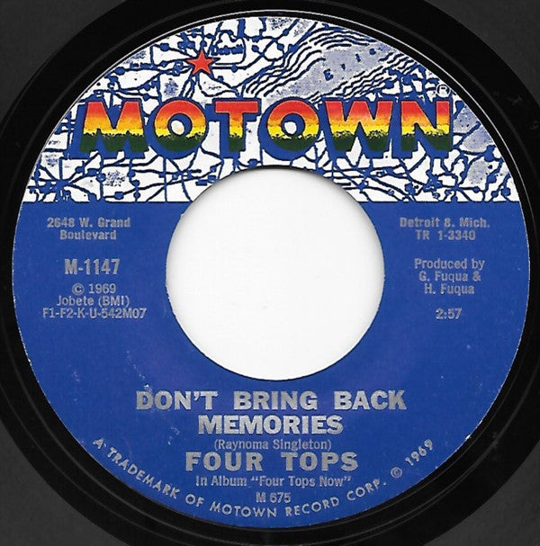 Four Tops : What Is A Man (7", Single)