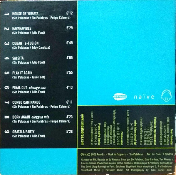Sin Palabras : Km 0 (CD, Album, Promo, Car)