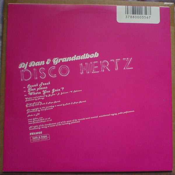 DJ Dan & Grandadbob : Disco Hertz EP (12", EP)