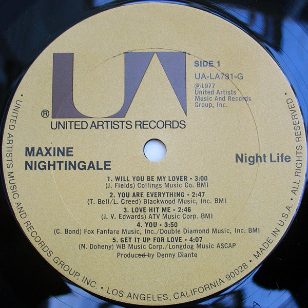 Maxine Nightingale : Night Life (LP, Album, Ter)