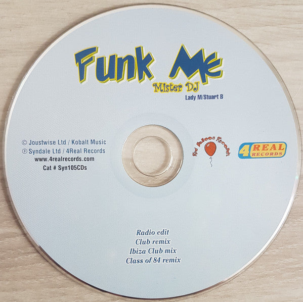 Lady M (6) / Stuart B : Funk Me (Mr. Deejay) (CD, Single)