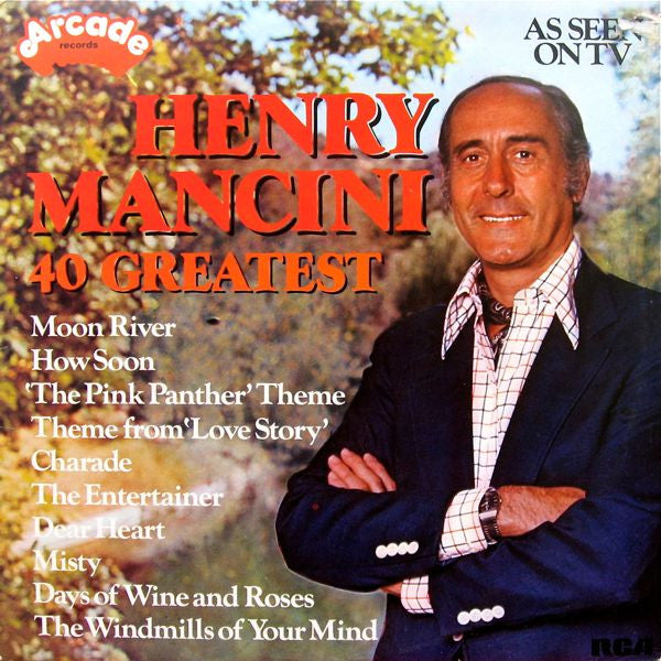 Henry Mancini : 40 Greatest (2xLP, Comp)