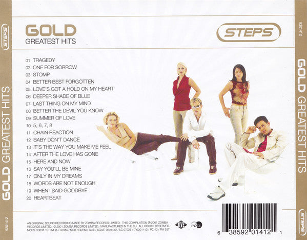 Steps : Gold - Greatest Hits (CD, Comp, Gol)