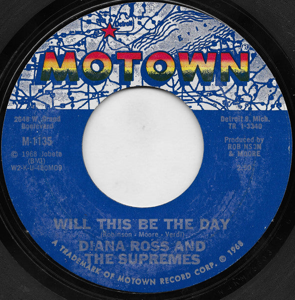 The Supremes : Love Child / Will This Be The Day (7", Single, Mono, Styrene, Mon)