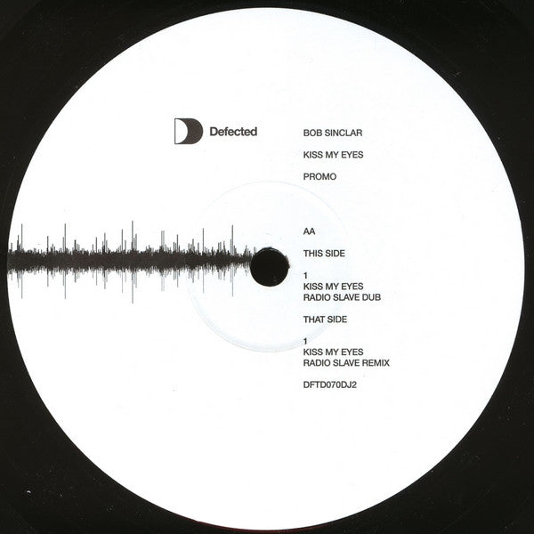 Bob Sinclar : Kiss My Eyes (12", Promo)