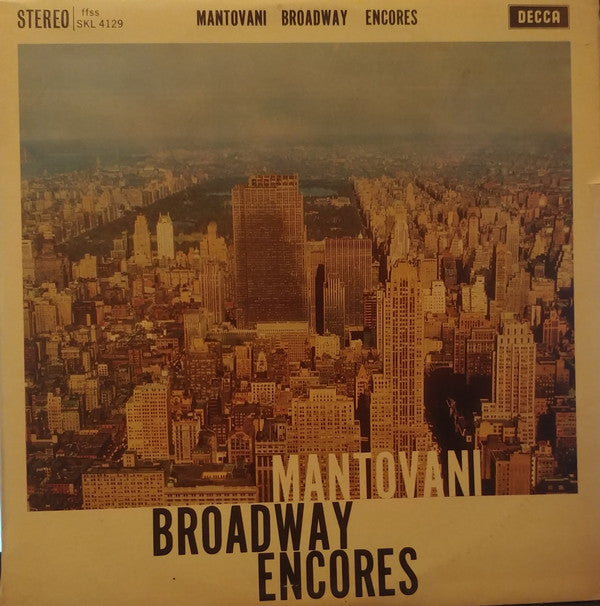 Mantovani : Mantovani Broadway Encores (LP, Album)
