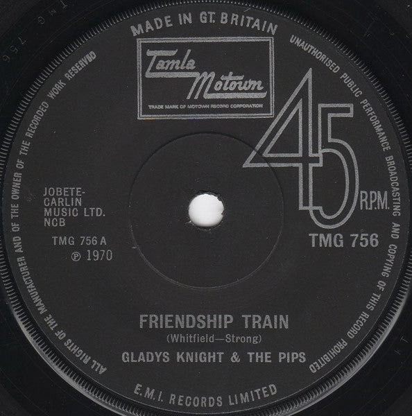 Gladys Knight And The Pips : Friendship Train (7", Single)