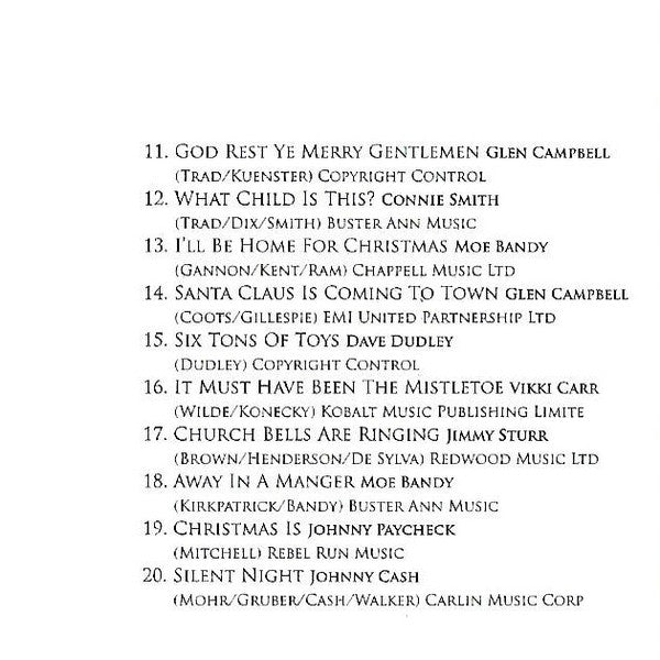Various : A Country Christmas Volume One (CD, Comp)