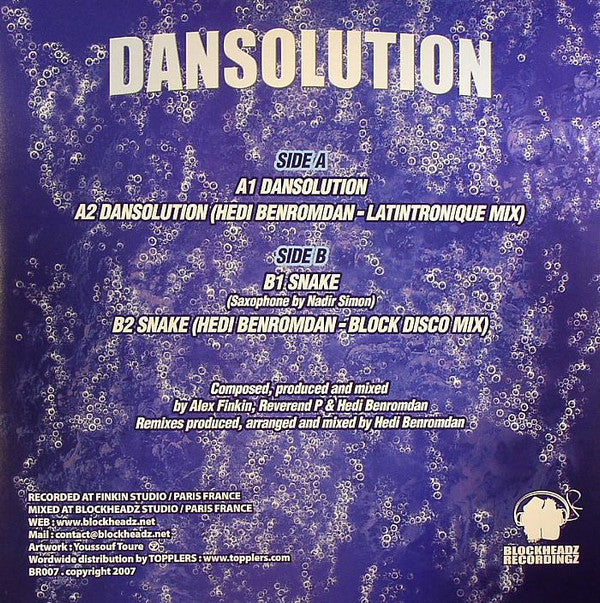 Alex Finkin & Reverend P : Dansolution (12")