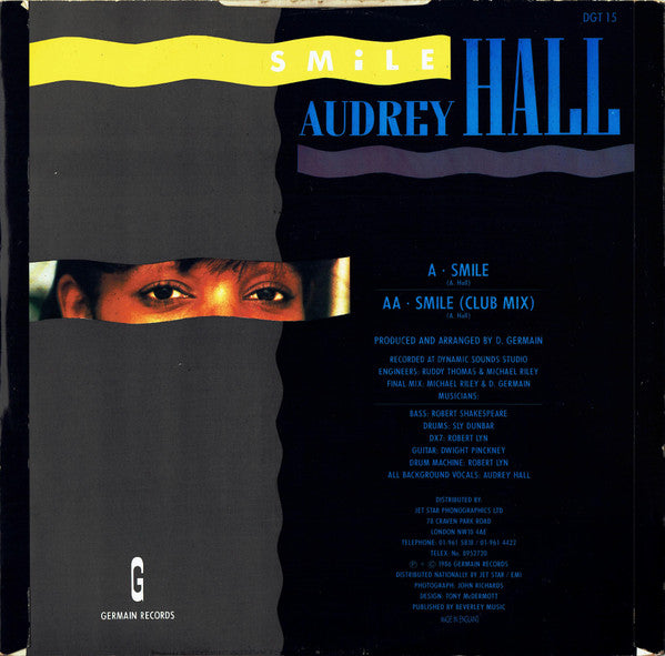 Audrey Hall : Smile (12", RP, Yel)