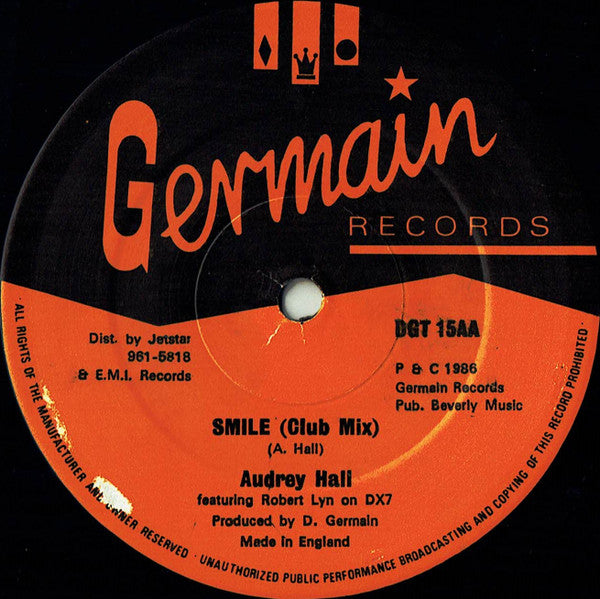 Audrey Hall : Smile (12", RP, Yel)
