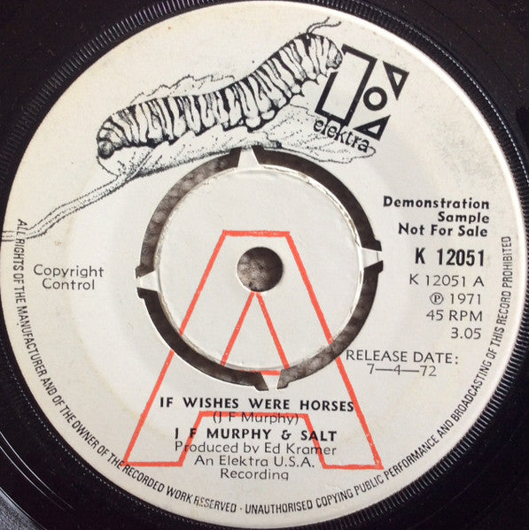 JF Murphy & Salt : If Wishes Were Horses / Come Fill Your Cup (7", Promo)