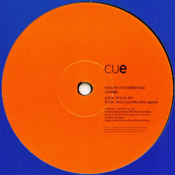 Nitelife Featuring Rose : Luvride (12")