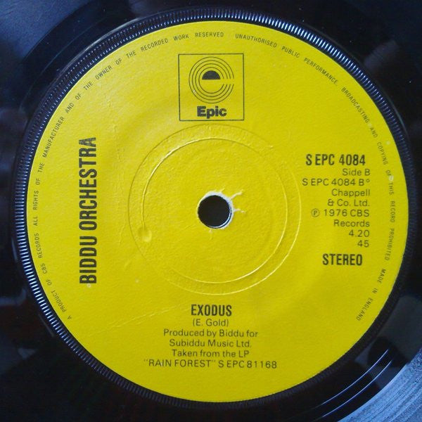 Biddu Orchestra : Rain Forest (7", Single)