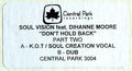 Soul Vision Feat. Dihanne Moore* : Don't Hold Back (Part Two) (12", W/Lbl)