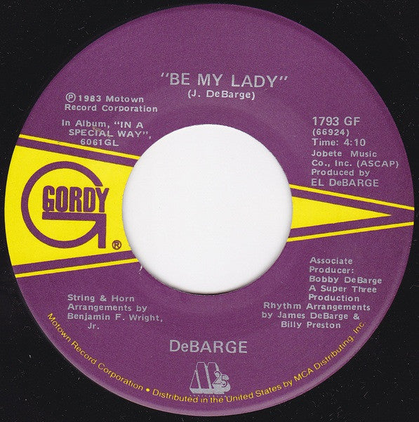 DeBarge : Who's Holding Donna Now (7", Single)