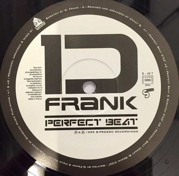 D.Franck : Perfect Beat (12")