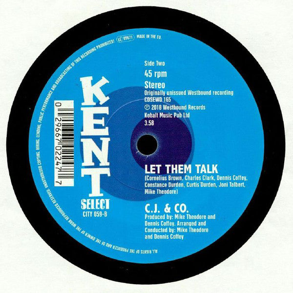 C.J. & Co : Rainmaker / Let Them Talk (7", Single)