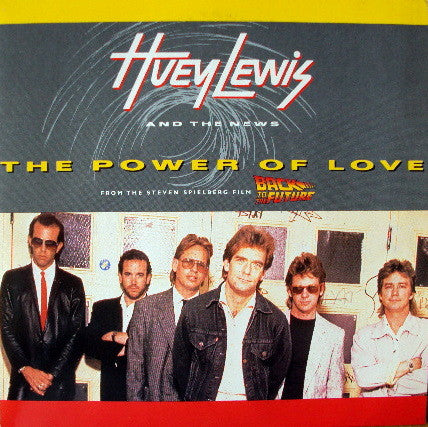 Huey Lewis & The News : The Power Of Love (7", Single, Blu)