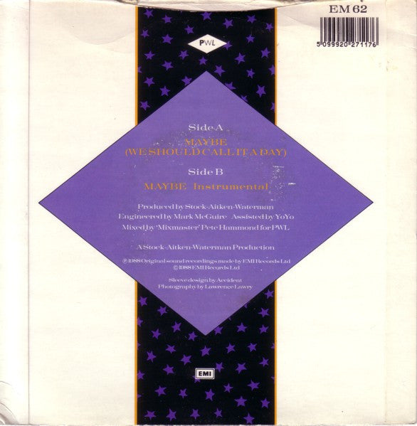 Hazell Dean : Maybe (We Should Call It A Day) (7", Single, Inj)