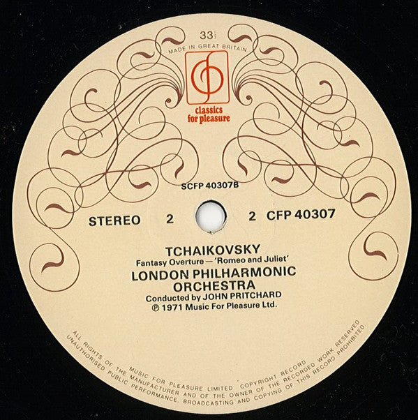 London Philharmonic Orchestra Conducted By Sir Charles Mackerras And John Pritchard : Don Juan / Till Eulenspiegel / Romeo And Juliet - Fantasy Overture (LP)