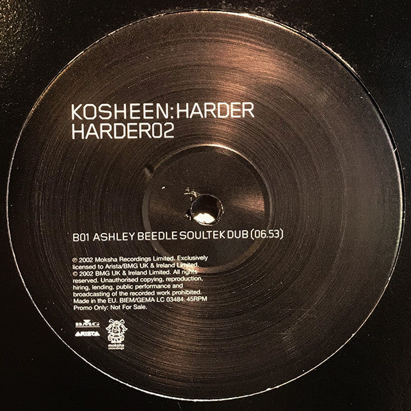 Kosheen : Harder (12", Promo)