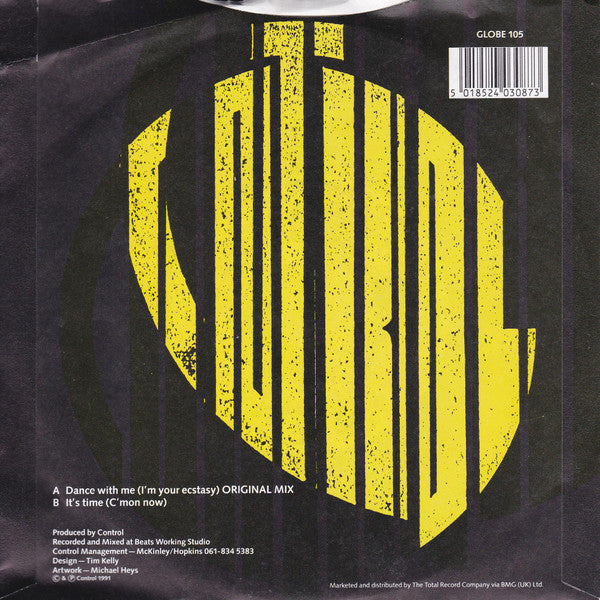 Control : Dance With Me (I'm Your Ecstasy) (7", Pap)