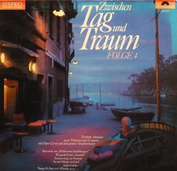 Hans Carste Und Sein Orchester : Zwischen Tag Und Traum Folge 4 (LP)