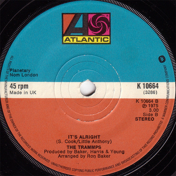 The Trammps : Hooked For Life (7", Sol)