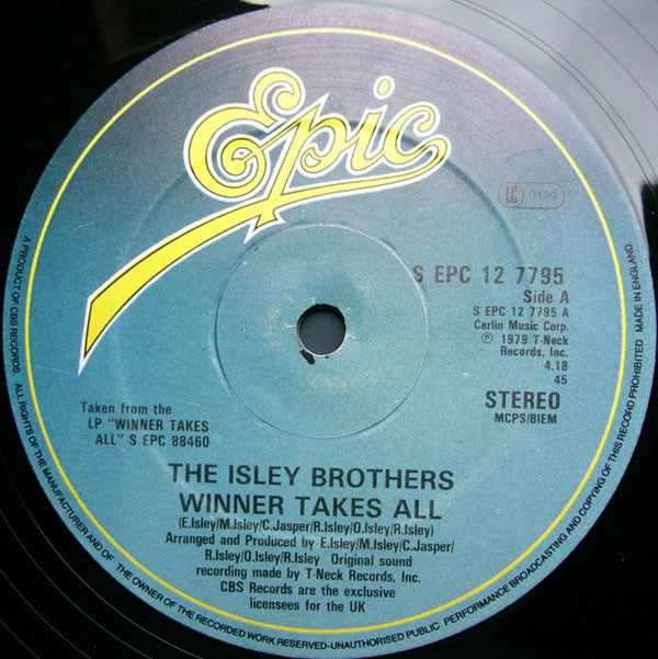 The Isley Brothers : Winner Takes All (12")