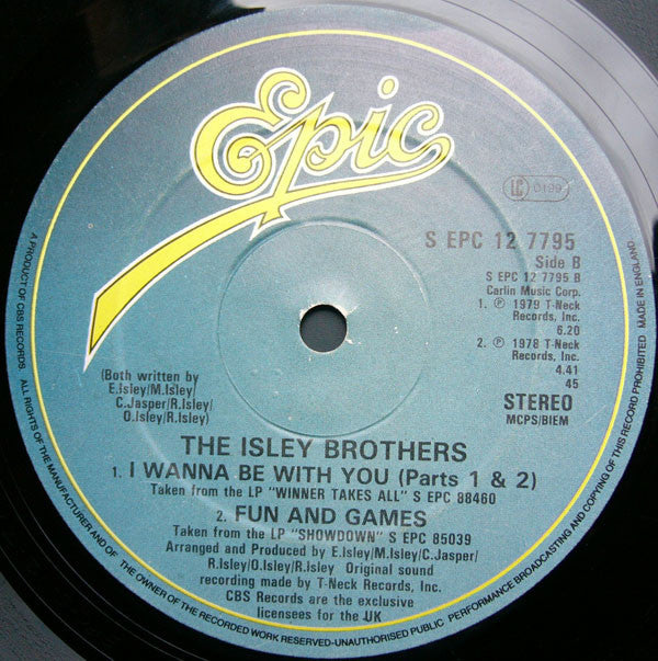 The Isley Brothers : Winner Takes All (12")